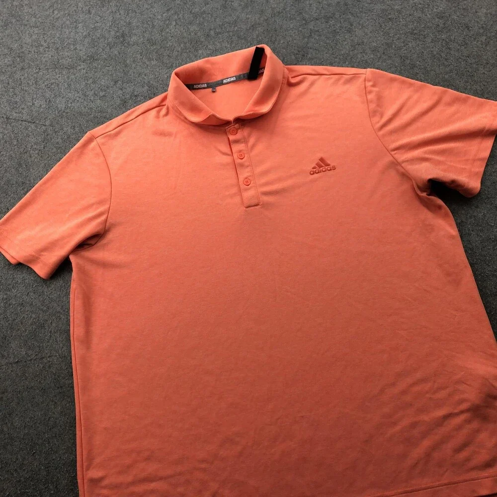 Adidas Polo Shirt Mens XL Golf Athletic Performance Short Sleeve Lightweight - Picture 5 of 9